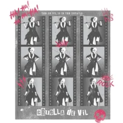 Disney Men's Cruella Photo Negatives T-Shirt - White - 3X Big Tall