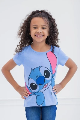 Disney Lilo & Stitch Girls 3 Pack T-Shirts Little Kid To Big Kid - Image 3