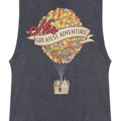 Disney Junior's Up Valentine's Day His Greatest Adventure Festival Muscle Tee