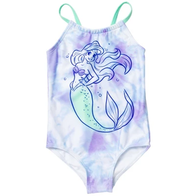 Disney The Little Mermaid Princess Ariel Girls One Piece Bathing Suit Toddler - Image 8