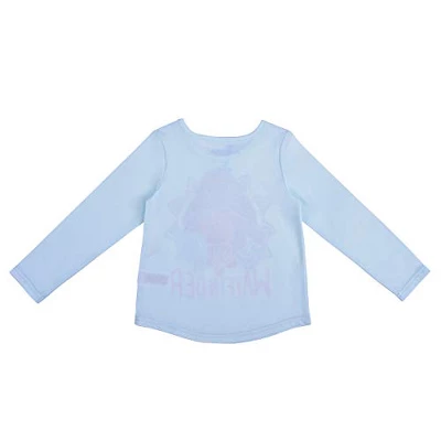 Disney Girl's 2-Pack Moana Wayfinder Long Sleeve Graphic Tee And Jogger Pants For Kids - Image 4