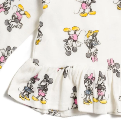 Disney Mickey Mouse Minnie Mouse Girls Pullover Hoodie And Pants Outfit Set Toddler - Image 5