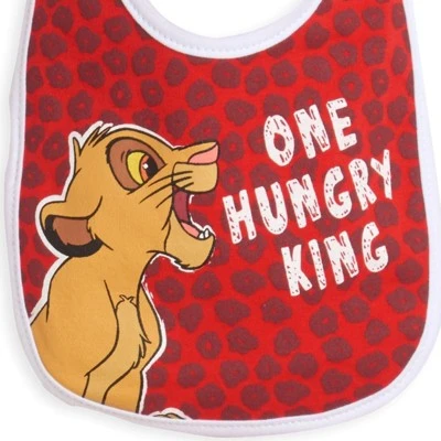 Disney Lion King Simba Timon Pumbaa 4 Pack Bibs Multicolored One Size - Image 6