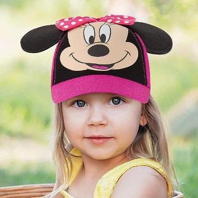 Disney Minnie Mouse Ears Girls Baseball Hats