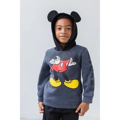 Disney Mickey Mouse Winnie The Pooh Fleece Cosplay Pullover Hoodie Toddler - Image 4
