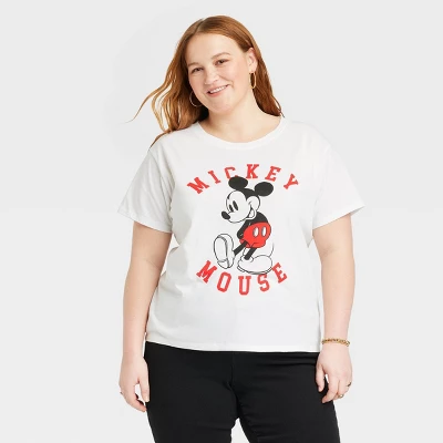 Women's Disney Mickey Mouse Short Sleeve Graphic T-Shirt - White - Image 4