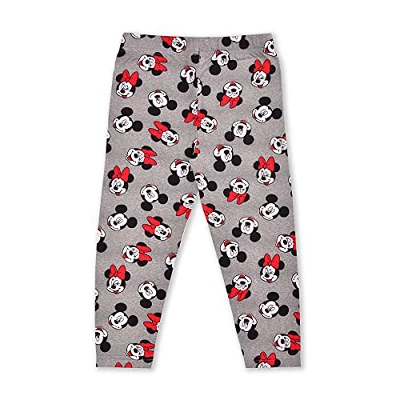 Disney Girl's 2-Pack Minnie Mouse Graphic Pullover Hoodie And Legging Pant Set - Image 2