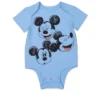 Disney Mickey Mouse 3 Pack Short Sleeve Bodysuits