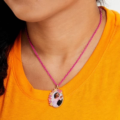 Disney Girls Encanto Isabela Charm Necklace, 16 + 3"