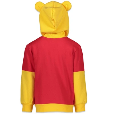 Disney Pixar Cars Incredibles Winnie The Pooh Zip Up Cosplay Hoodie Infant To Toddler