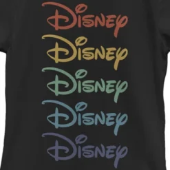 Girl's Disney Rainbow Stack T-Shirt