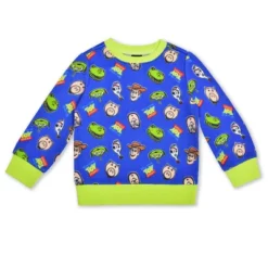 Disney Boy's 2-Pack Toy Story Allover Print Long Sleeve Graphic Shirt And Jogger Pant Set For Toddler