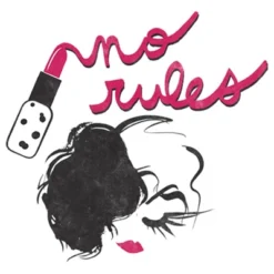 Disney Girl's Cruella No Rules Fashion Sketch T-Shirt