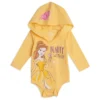 Disney Princess Disney Cinderella Princess Belle Princess Ariel Baby Girls 3 Pack Bodysuits Newborn To Infant