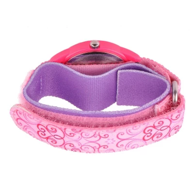 Girls' Disney Princess Ariel, Cinderella And Rapunzel Pink Plastic Time Teacher Watch- Pink - Image 2