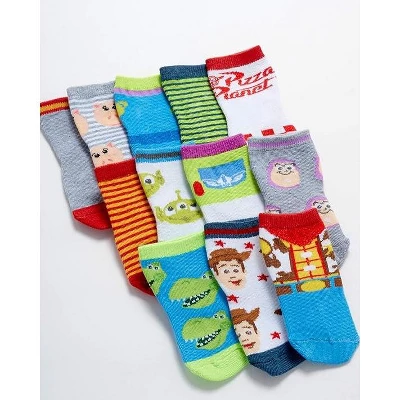 Disney Baby Boys’ Socks - 12 Pack Mickey Mouse, Winnie The Pooh, Lion King, Toy Story (Newborn/Infant) - Image 2