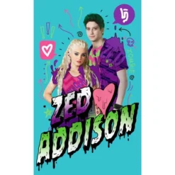 Disney Girl's Z-O-M-B-I-E-S Zed And Addison T-Shirt