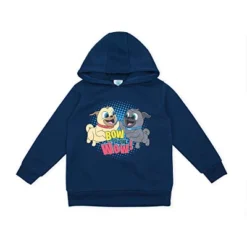 Disney Boy's 2-Pack Bow To The Wow Puppy Dog Pals Pullover Hooded Sweatshirt And Zip Up Hoodie For Toddler