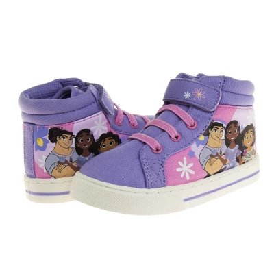 Disney Encanto Mirabel Girls High Top Hook And Loop Sneakers. (Toddler Little Kids)