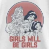 Girl's Disney Girls Will Be Girls T-Shirt