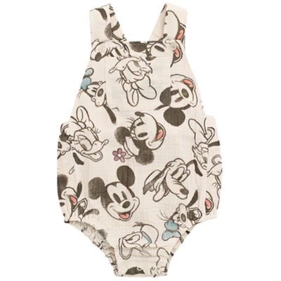 Disney Winnie The Pooh Mickey Mouse Goofy Donald Duck Baby Short Overalls Newborn To Infant - Image 6