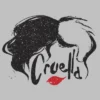Disney Women's Cruella Red Lips Logo T-Shirt