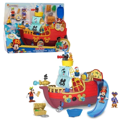 Disney Junior Mickey Mouse Funhouse Treasure Adventure Pirate Ship - Image 3