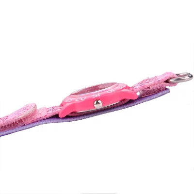 Girls' Disney Princess Belle Pink Plastic Time Teacher Watch - Pink - Image 4