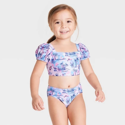 Toddler Girls' Disney 3pc Swimwear Set - 4T