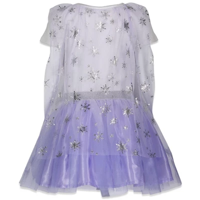 Disney Frozen Elsa Girls Cosplay Costume Gown And Headband Toddler To Big Kid - Image 7