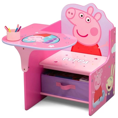 Disney Peppa Pig Chair Desk With Storage Bin - Delta Children - Image 2