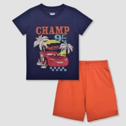 Toddler Boys' Disney Cars Top And Bottom Set - Black