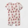 Baby Boys' 2pk Disney Winnie The Pooh Romper Set - Beige