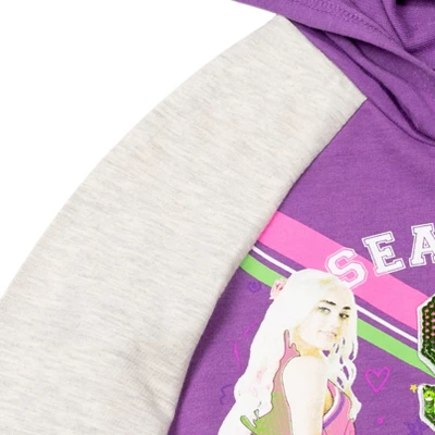 Disney Zombies () French Terry Sequin Hoodie Purple - Image 2