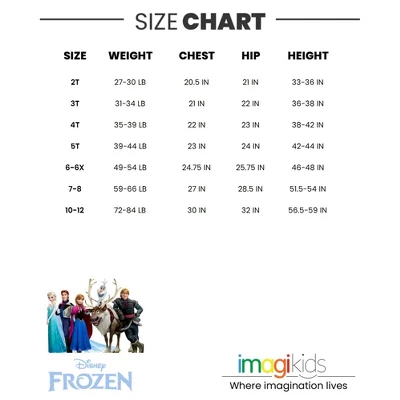 Disney Frozen Princess Anna Elsa Girls 3 Pack T-Shirts Little Kid To Big Kid - Image 6