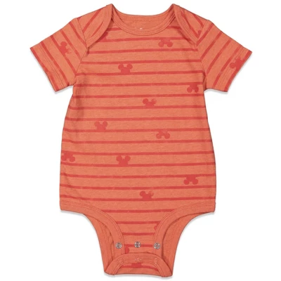Disney Mickey Mouse 3 Pack Short Sleeve Bodysuits - Image 2