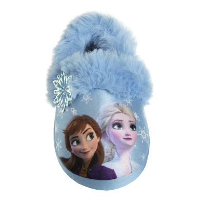 Disney Frozen Anna And Elsa Dual Sizes Girls Slippers. (Toddler/Little Kids) - Image 4
