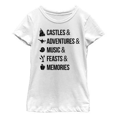 Girl's Disney Princesses Keyword Magic T-Shirt - Image 3