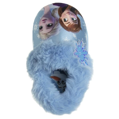 Disney Frozen Anna And Elsa Dual Sizes Girls Slippers. (Toddler/Little Kids) - Image 5