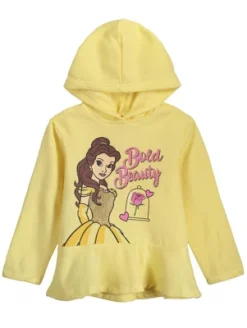 Disney Princess Mulan Rapunzel Jasmine Ariel Belle Cinderella Tiana Tinker Girls Pullover Hoodie Legging Toddler To Big Kid